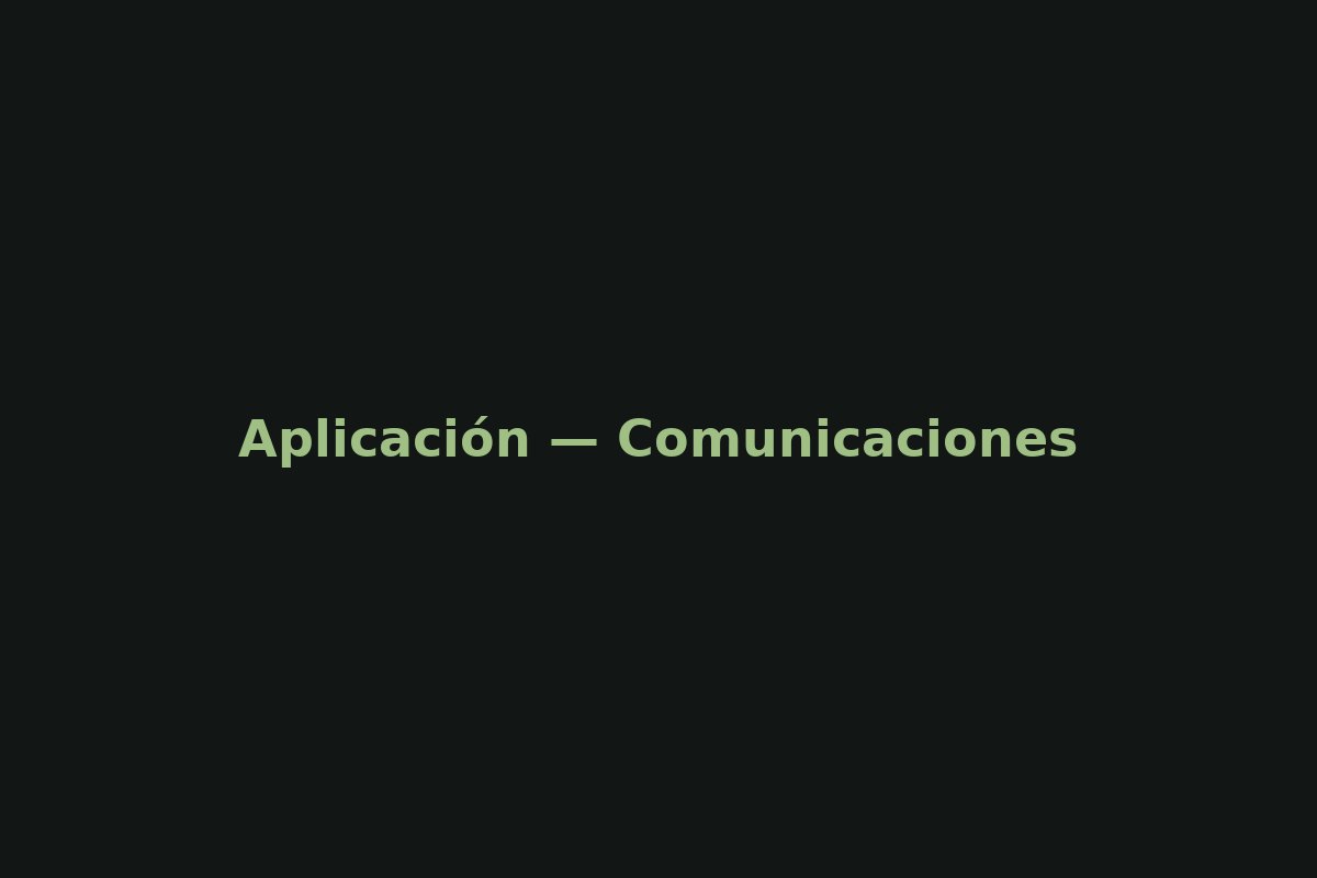 Nodo de comunicaciones — ejemplo