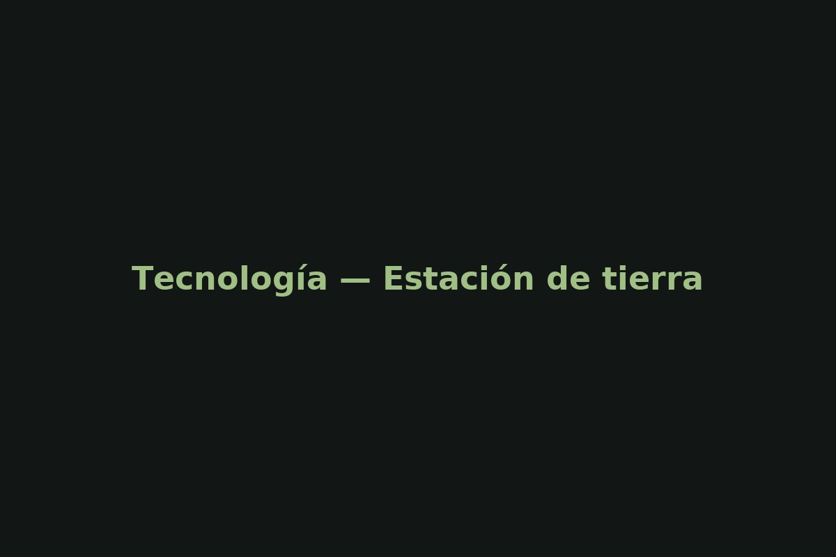 Estación de tierra — ejemplo