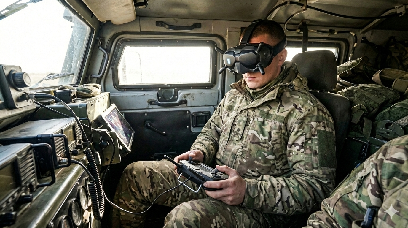 Operator using platform